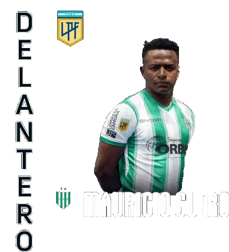 Delantero Mauricio Cuero Sticker