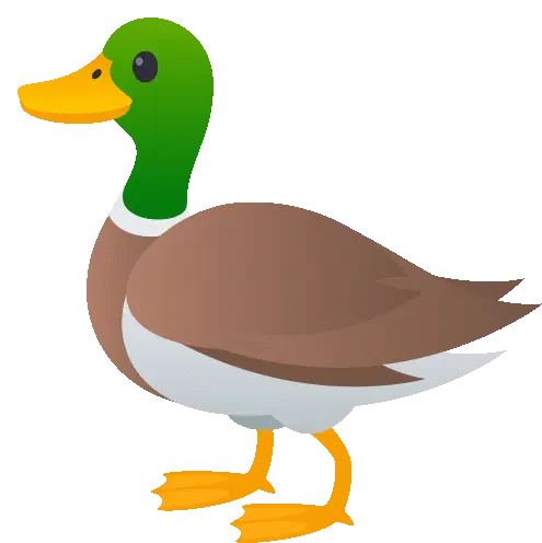 Duck Nature Sticker