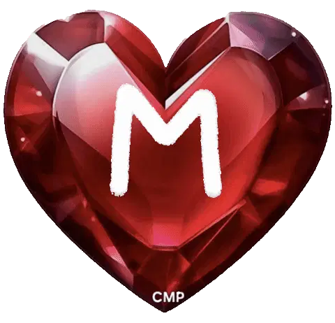 M Red Alphabet Letter Animated Cmpbycosart Cmp Sticker Sticker