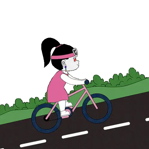 Biking Bike Sticker