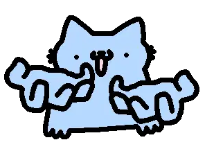 Nub Nub Cat Sticker