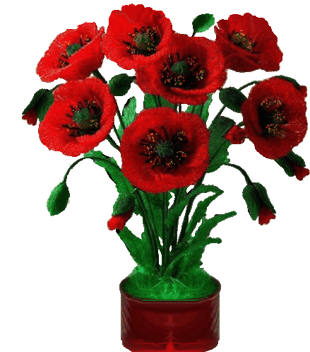 Szeretet Flower Sticker