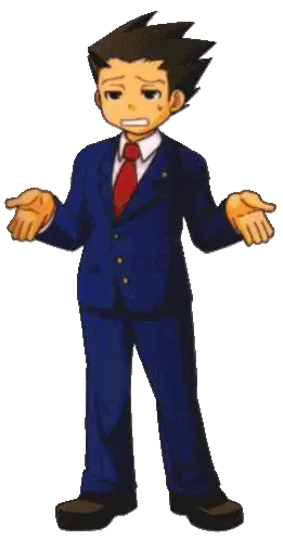 Phoenix Wright Ace Attorney Sticker