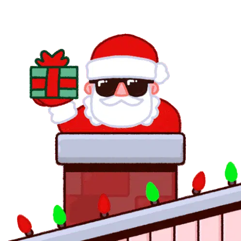 Santa Chimney Sticker