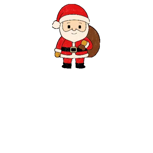 Sticker Santa Sticker