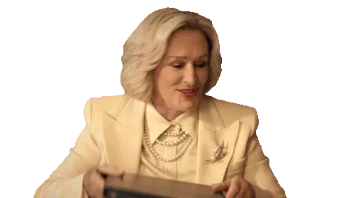Laughing Dina Standish Sticker