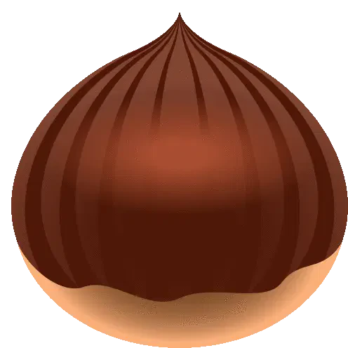 Chestnut Food Sticker
