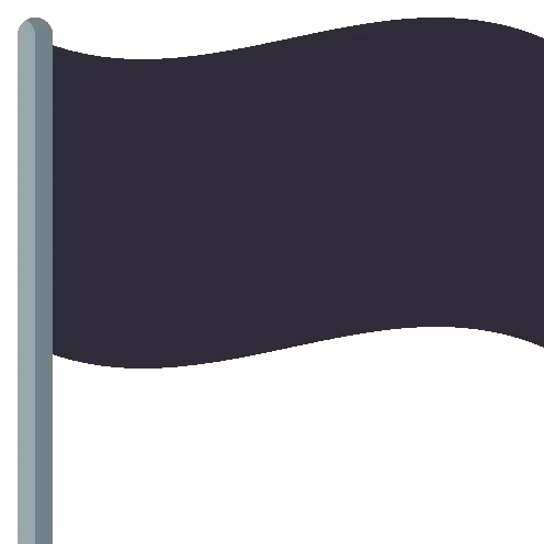Black Flag Flags Sticker