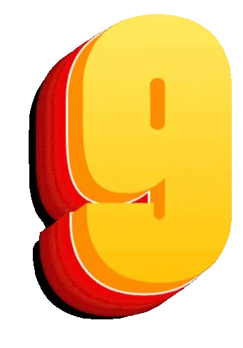 9 Sticker