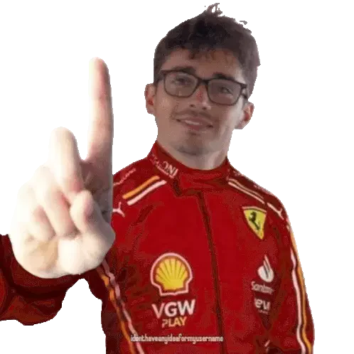Charles Leclerc Formula 1 Sticker