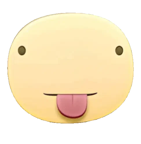 Facebook Meep Emoji Stupid Tongue Sticker