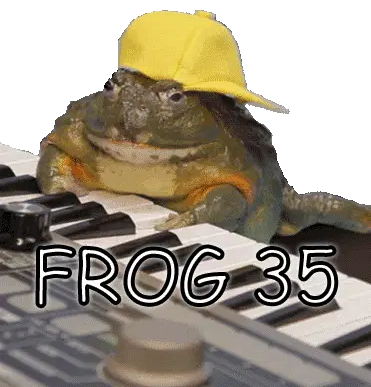 Frog 35 Sticker