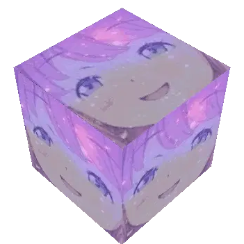 Lunagalaxybrain Luna Himemori Sticker