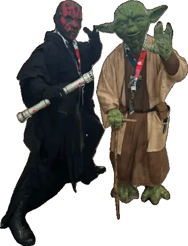 Yoda Darth Maul Sticker