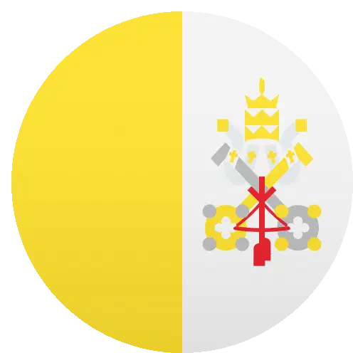 Vatican Flags Sticker