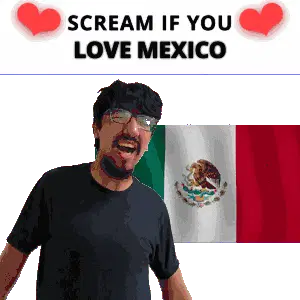Mexico Mexico Scream Sticker