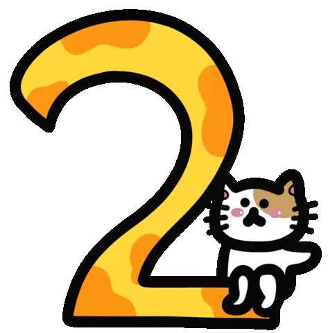 2 Two Sticker