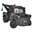 Mater - Tow 'N' Burn Project Trilogy Sticker