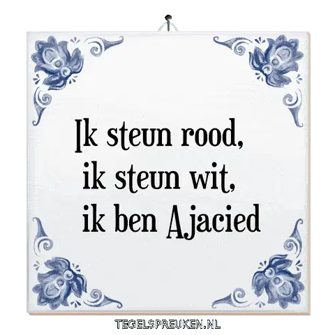 Steun Rood Sticker