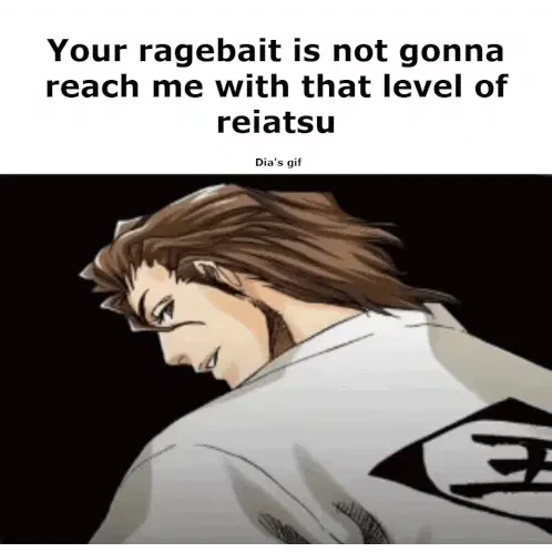 Aizen Ragebait Sticker