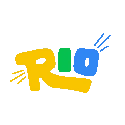 Rio De Janeiro Lettering Sticker
