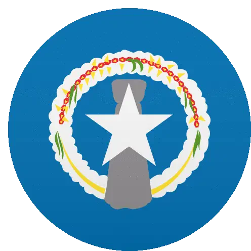 Northern Mariana Island Flags Sticker