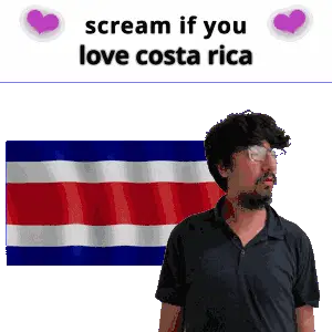 Costa Rica Costa Rica Silent Sticker