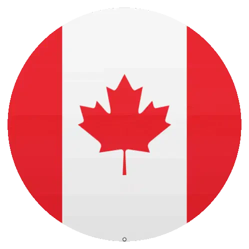 Canada Flags Sticker