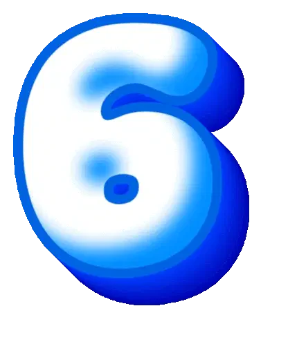 6 Sticker