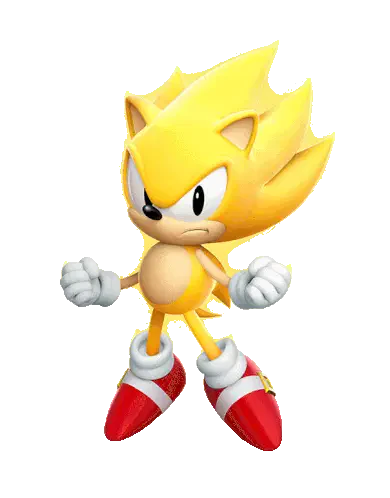 Classic Super Sonic Super Sonic Sticker