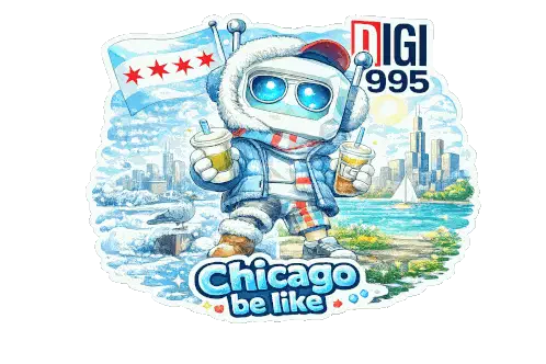 Chicago Be Like Chicago Weather Be Like Sticker