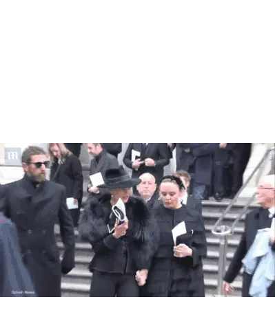 Kate Moss Funeral Veil Sticker
