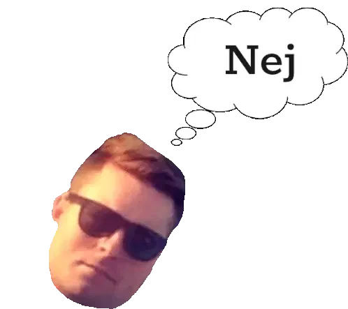 Andreas Nej Andreas Sticker