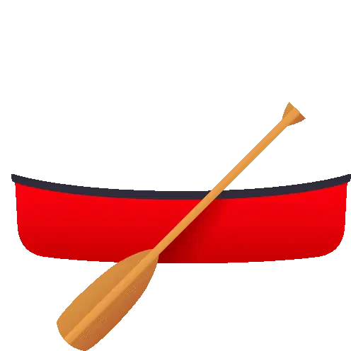 Canoe Travel Sticker