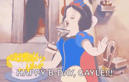 Snow White Celebrates Gayle's Birthday