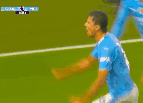 Rodri Goal Celebration vs Chelsea