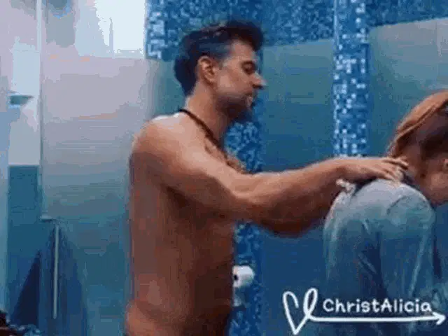 Christian De La Campa and Alicia Machado