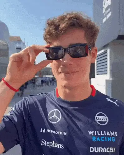 Franco Colapinto Winks at F1 Event