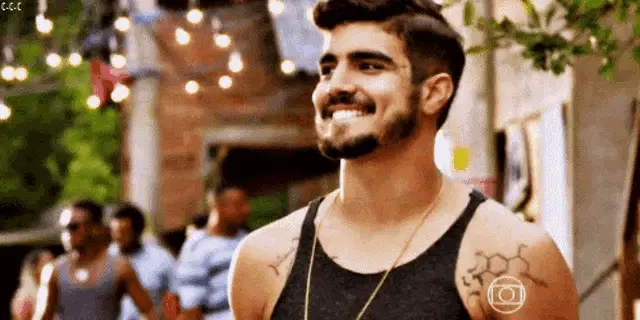 Caio Castro Smiling