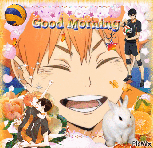 Haikyuu Good Morning with Hinata Shoyo