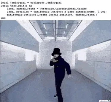 Jamiroquai Roblox Scripting Meme