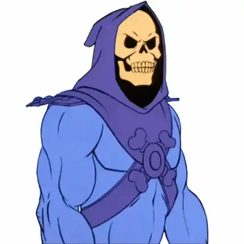 Skeletor Sighs with a 'ZIP' Sound