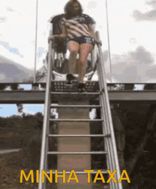 Minha Taxa Slip nas Escadas