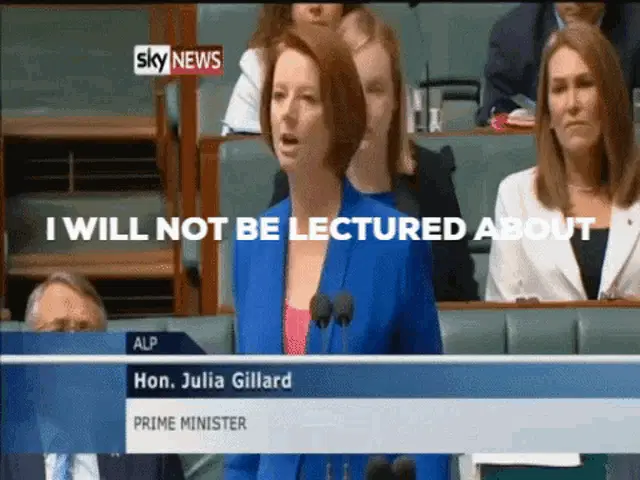 Julia Gillard's Sexism & Misogyny Speech