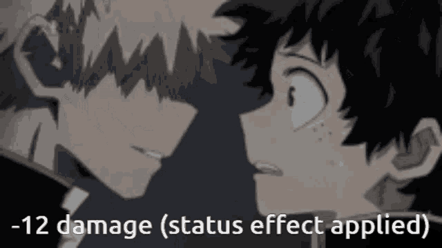 Anime Kiss Damage: Status Effect Applied