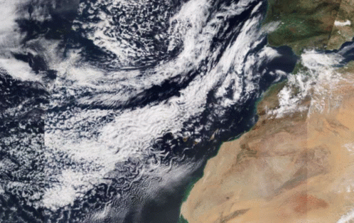 Calima Sandstorm over Canary Islands