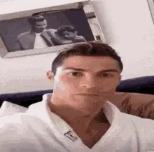 Cristiano Ronaldo's Relaxing Selfie