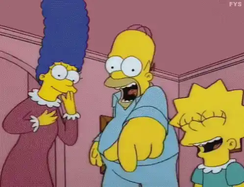 Simpsons Laugh: Homer, Bart, and Lisa