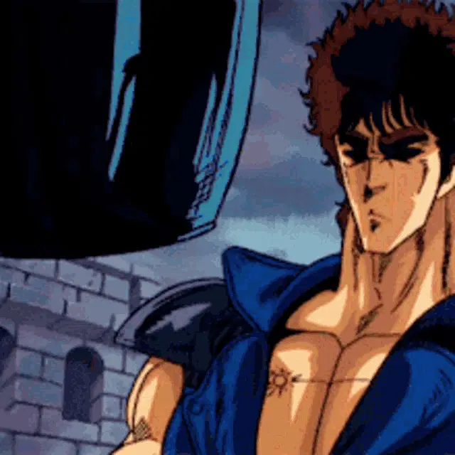 Kenshiro Hokuto's Devastating Blow