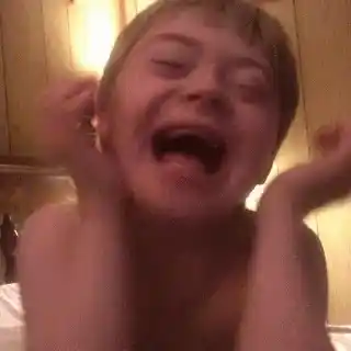 Person Laughing Hysterically
